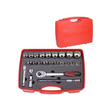 İzeltaş 1/2” On Iki Köşe Lokma Anahtar Takımı (24 Parça Mm) Lokma