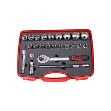 Izeltaş 1/2” On Iki Köşe Lokma Anahtar Takımı (24 Parça, Sae) Lokma