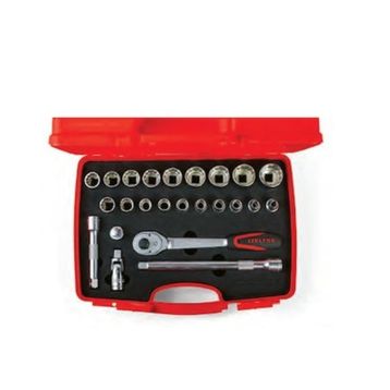 Izeltaş 1/2” On Iki Köşe Lokma Anahtar Takımı (24 Parça, Sae) Lokma