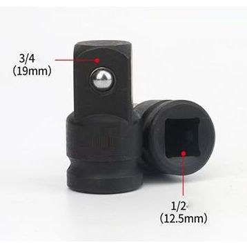 İzeltaş 1/2" x 3/4" Havalı Lokma Adaptörü