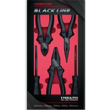 İzeltaş 13000005133 Black Line 5 Parça Pense Seti
