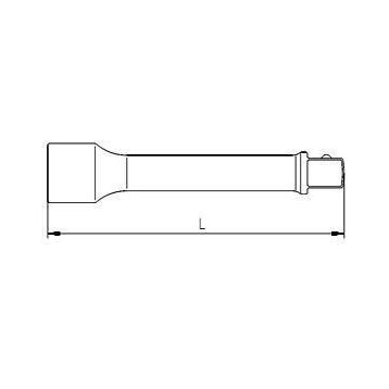 İzeltaş 1/4'' Ara Kol 100 mm Lokma
