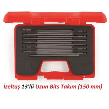 İzeltaş 150 mm 13'lü Uzun Bits Takım