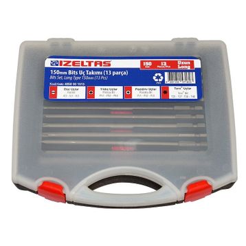 İzeltaş 150 mm Uzun Bits Uç Takımı