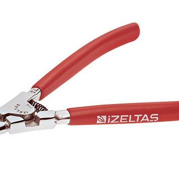 İzeltaş 210 mm Dış Segman Pensi Yaylı Eğri