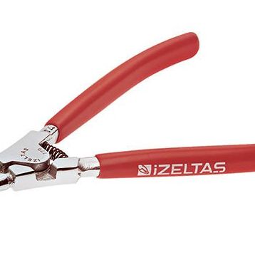 İzeltaş 210 mm Dış Segman Pensi Yaylı Eğri
