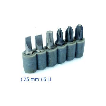 İzeltaş 25 mm 6'lı Bits Seti