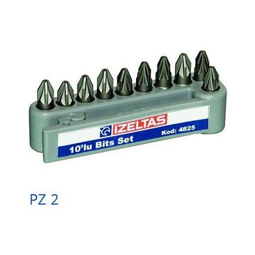 İzeltaş 25 mm PZ2 Pozidriv Bits Set