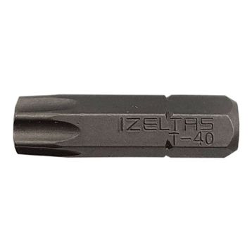 İzeltaş 25 mm T40 Torx Bits Uç
