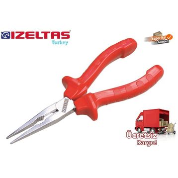 İzeltaş 3220 Opak Serisi 160 mm Uzun Düz Uçlu Kargaburun
