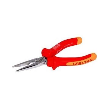 İzeltaş 3220136180 1000V Düz Uçlu 180 mm İzoleli Elektrikçi Kargaburun