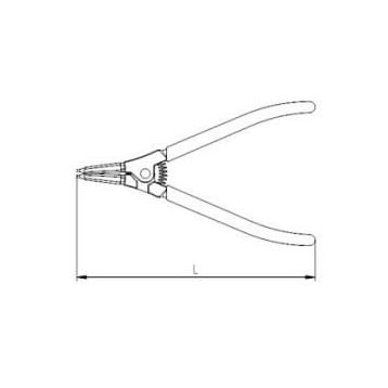 İzeltaş 3301 140mm Dış Segman Pense