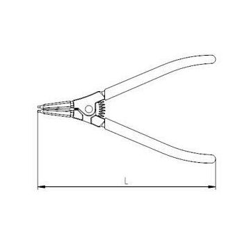 İzeltaş 3301 Dış Segman 225mm Pense