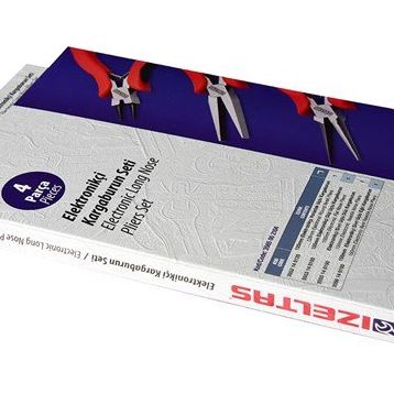 İzeltaş 4 Parça Elektronikçi Kargaburun Seti