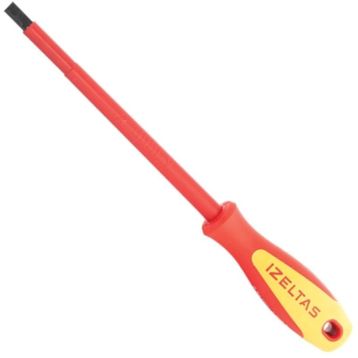 İzeltaş 4140174100 Tornavida Düz İzoleli 1000v 4x100mm Tornavida