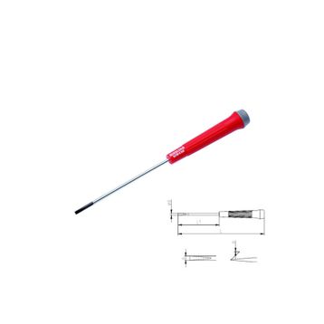 İzeltaş 4500174100 Elektronikçi Tip Klemens Düz Uçlu 4 x 100 Tornavida