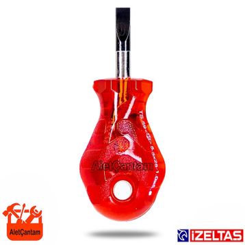 İzeltaş 5.5x25 Kraft Seri Düz Uçlu Topaç Tornavida