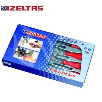 İzeltaş 7 Parça Rod Seri Tornavida Seti