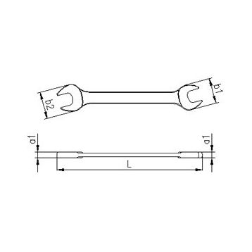 İzeltaş İki Ağız 10x13 mm Anahtar