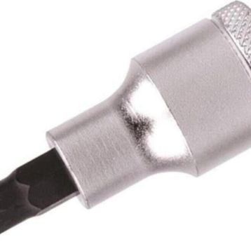 İzeltaş Kısa Boy Yivli 5 mm 1/2'' Oniki Köşe Lokmalı Bits Uç