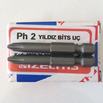 İzeltaş Ph2 Yıldız Bits Vida Sıkma Uç 50 Mm