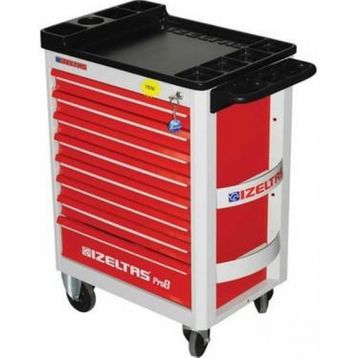 İzeltaş Pro 8241001209 206 Parça 8 Çekmeceli Takım Dolabı Seti