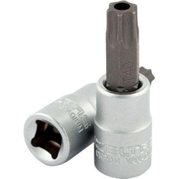 İzeltaş TR27 1/4 Lokmalı Star Delikli Torx Uç