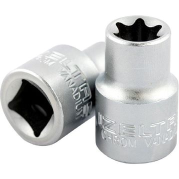 İzeltaş TR27 1/4 Lokmalı Star Delikli Torx Uç