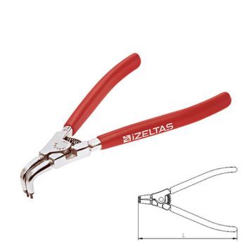 İzeltaş Yaylı Düz 180 mm Dış Segman Pensesi