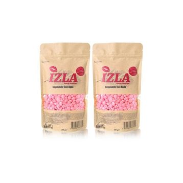 İzla Pembe 2 Adet Boncuk Ağda