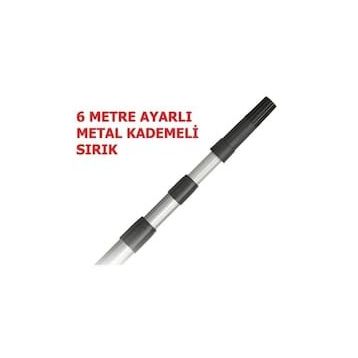 İzmir Fırça 6 mt Metal Teleskopik Sırık