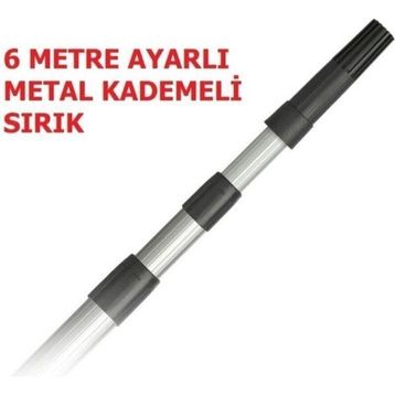 İzmir Fırça 6 mt Metal Teleskopik Sırık