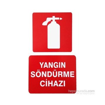 İzmir Serigrafi Pvc Levha Yangın Söndürme Cihazı Uyarı Levhası