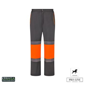 Izrasa SMP-G Turuncu Softshell Kumaş Teknik Kontrast Pantolon