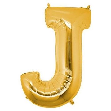 J Harf Altın 100 cm Folyo Balon