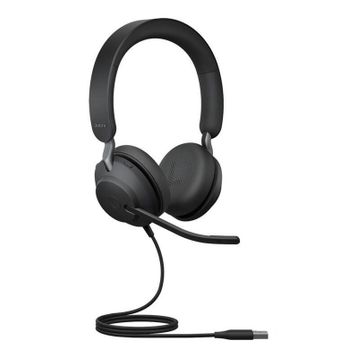 Jabra Evolve2 40 MS Stereo Siyah Headset Saç Bandı Kulaklık