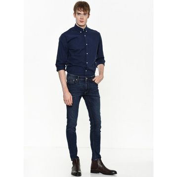 Jack & Jones 12110056 Mavi Erkek Jean Pantolon
