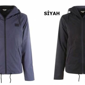 Jack Jones 12117299 Siyah Erkek Mont