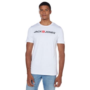 Jack & Jones 12137126 Jjecorp Logo Tee Ss Crew Neck Noos Beyaz Erkek T-shirt
