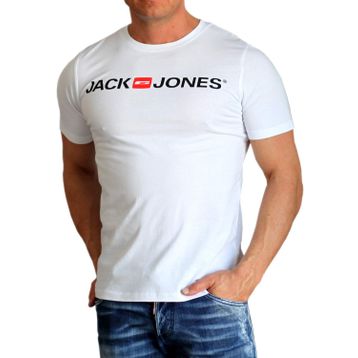 Jack & Jones 12137126 Jjecorp Logo Tee Ss Crew Neck Noos Beyaz Erkek T-shirt
