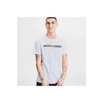 Jack & Jones 12137126 Jjecorp Logo Tee Ss Crew Neck Noos Beyaz Erkek T-shirt