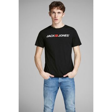 Jack & Jones 12137126 Jjecorp Logo Tee Ss Crew Neck Noos Siyah Erkek T-shirt