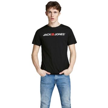 Jack & Jones 12137126 Jjecorp Logo Tee Ss Crew Neck Noos Siyah Erkek T-shirt