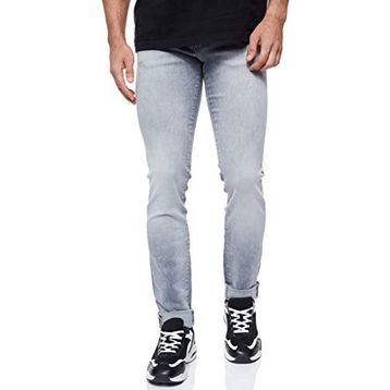 Jack & Jones 12147024 Jjıglenn Gri Erkek Jeans