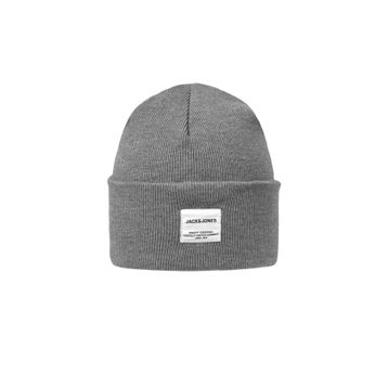 Jack & Jones 12150627 Jaclong Knit Beanie Noos Gri Erkek Bere