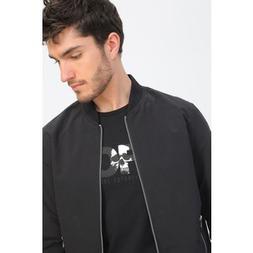 Jack & Jones 12165203 Siyah Bomber Ceket