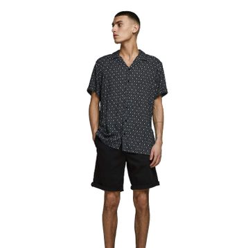 Jack & Jones 12165604 Siyah Herren JJi Bowie Solid Sa Erkek Şort