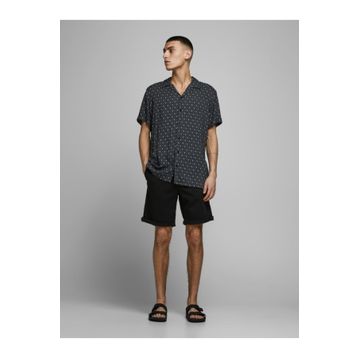 Jack & Jones 12165604 Siyah Herren JJi Bowie Solid Sa Erkek Şort