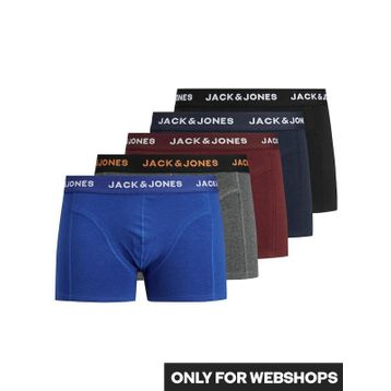 Jack & Jones 12167028 Karışık Erkek Renkli 5'li Boxer