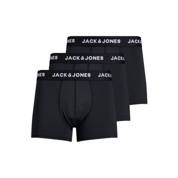 Jack & Jones 12182421 Black Microfibre 3'lü Erkek Boxer